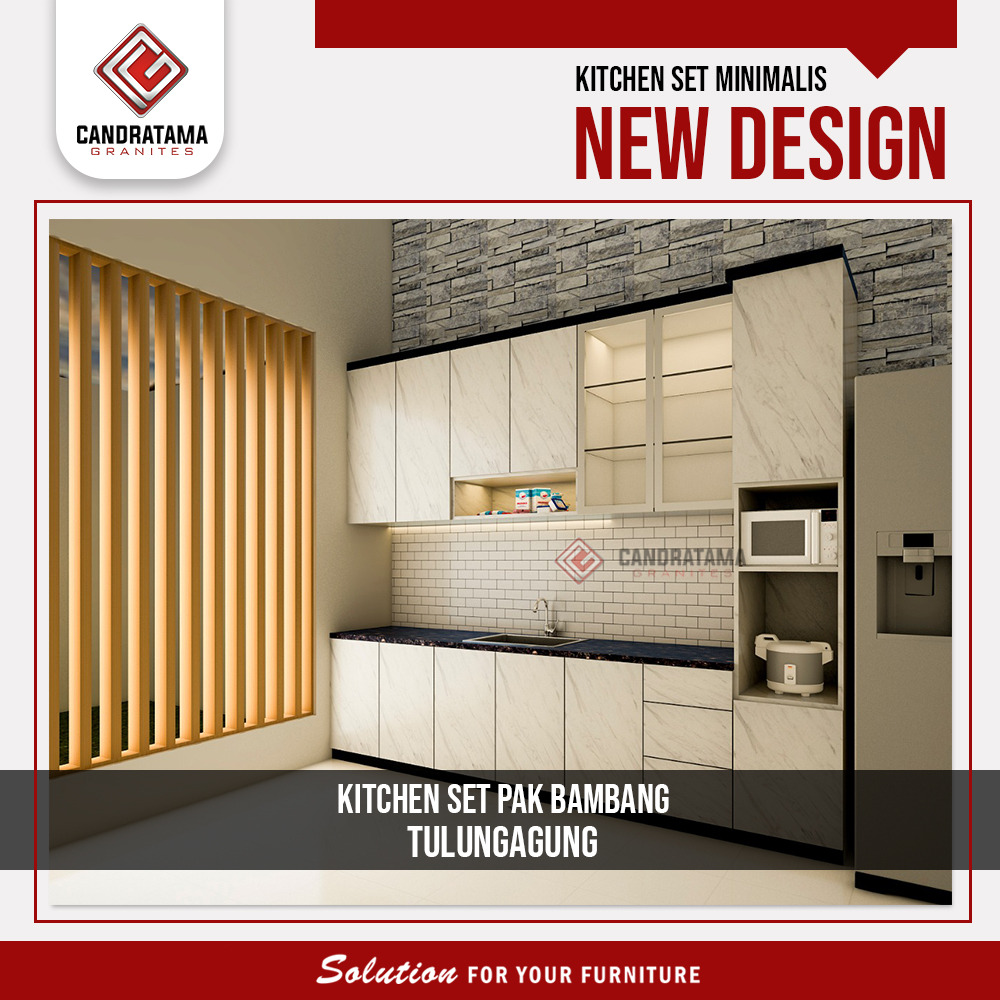 KABINET DAPUR MODERN BISA KIRIM KE BANGKALAN